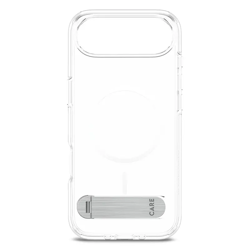 Coque MagSafe CARE By PANZER GLASS KickStand Transparente pour iPhone Air