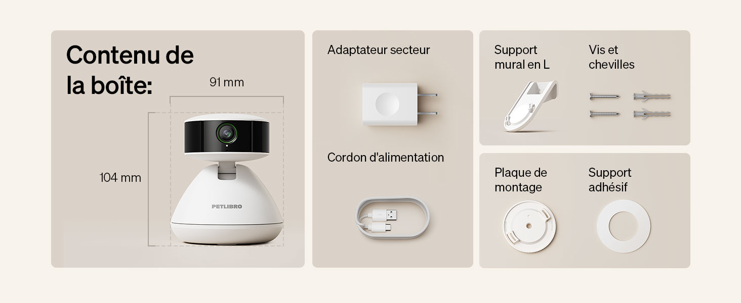 Caméra WiFi PETLIBRO Scout HD