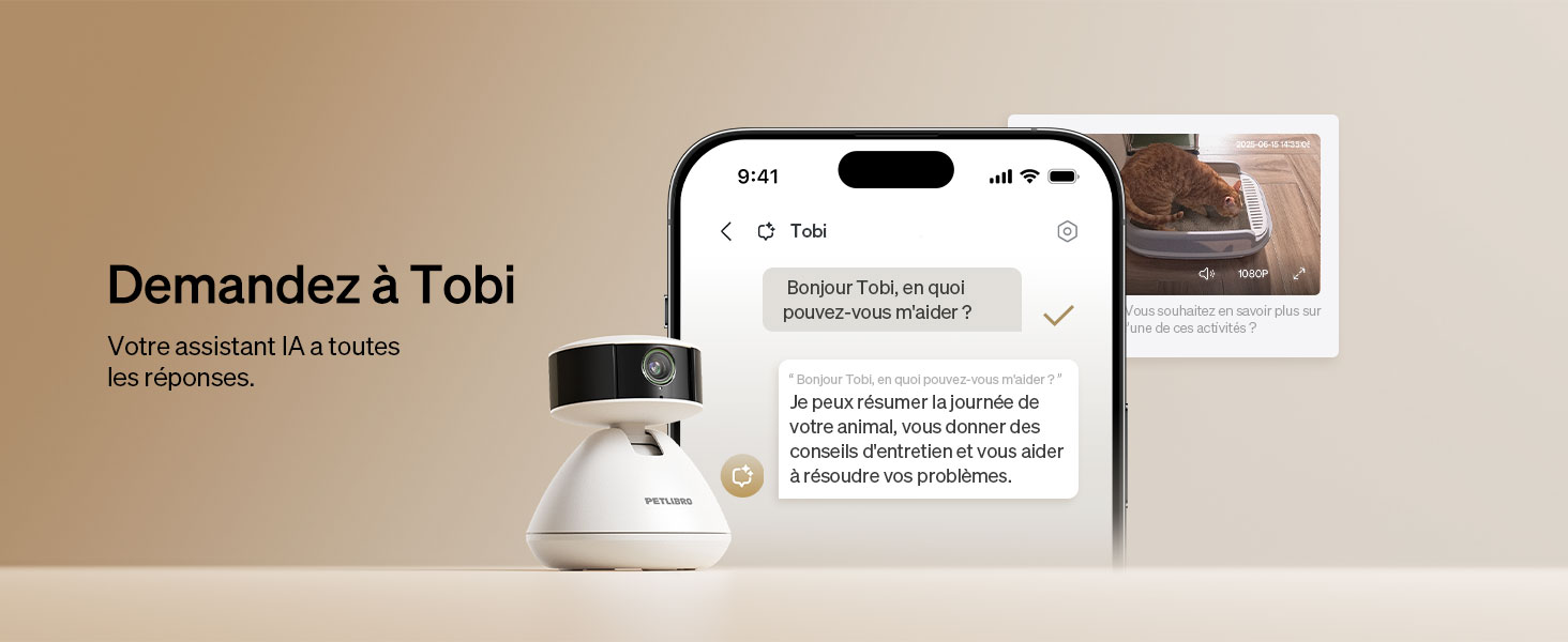 Caméra WiFi PETLIBRO Scout HD