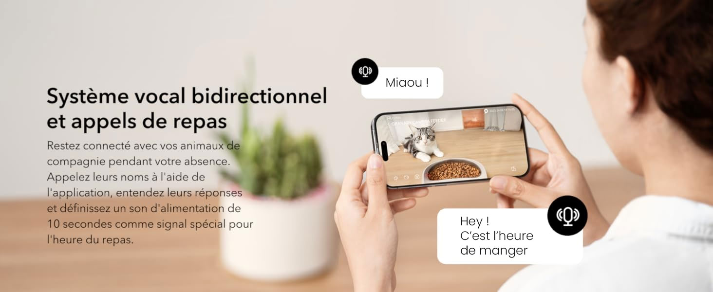 Distributeur de Nourriture PETLIBRO Granary avec Caméra HD Intégrée