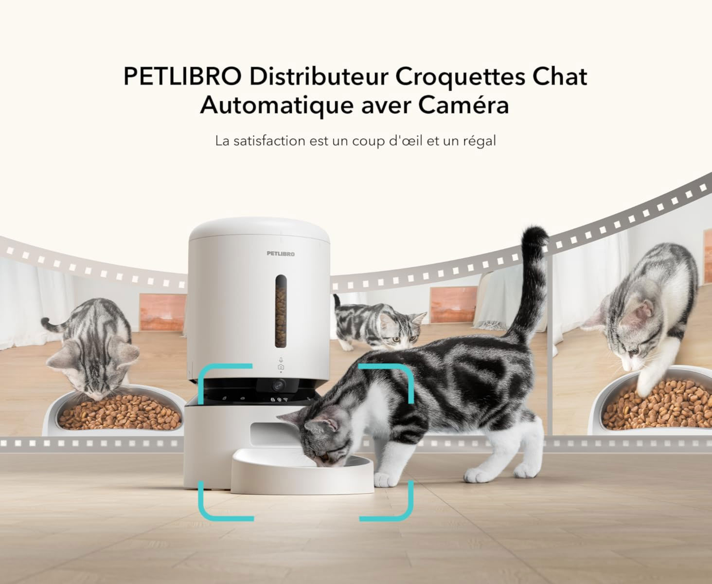 Distributeur de Nourriture PETLIBRO Granary avec Caméra HD Intégrée