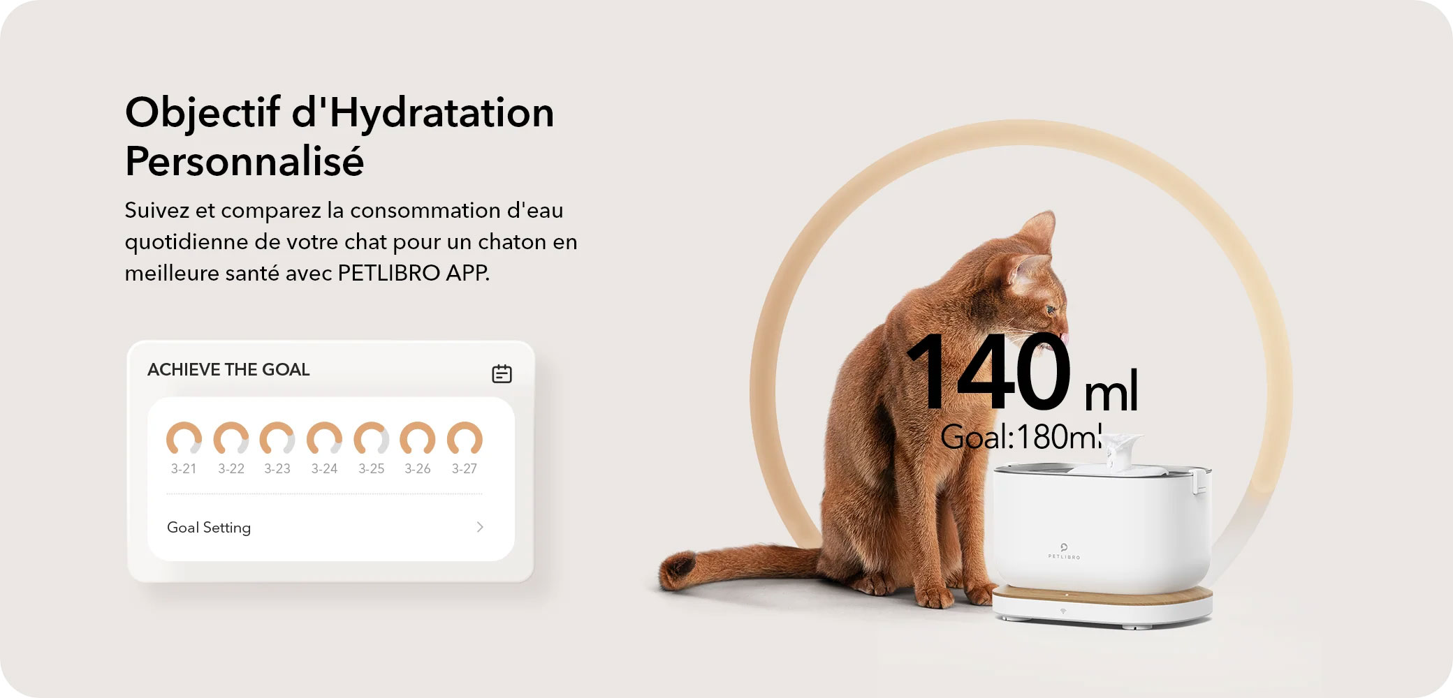 Fontaine à Eau PETLIBRO DockStream WiFi - Station de Charge Sans Fil