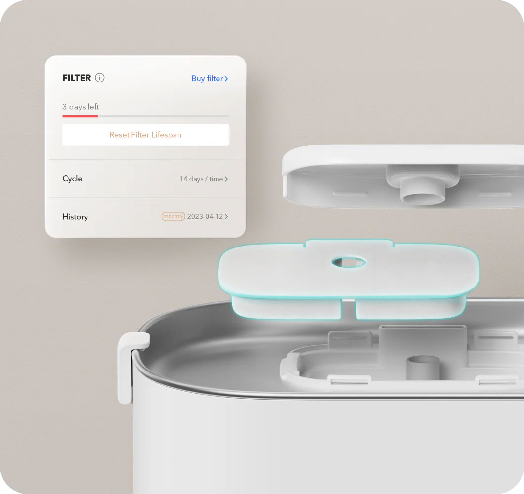 Fontaine à Eau PETLIBRO DockStream WiFi - Station de Charge Sans Fil