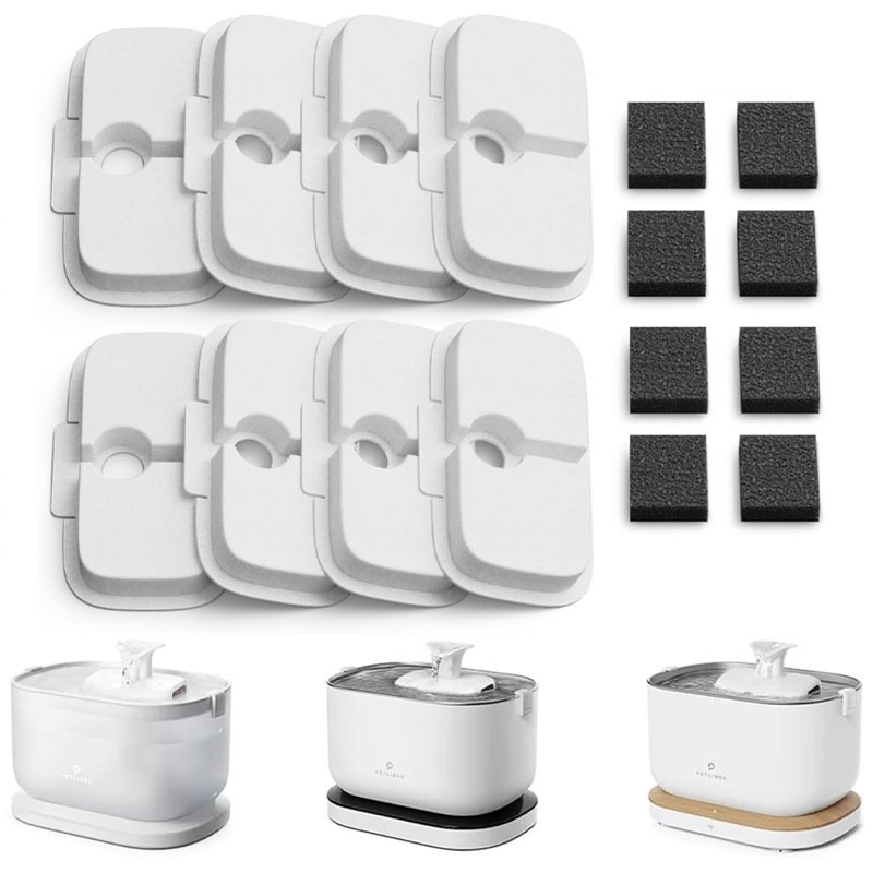 Pack de 8 Filtres Pour Fontaine PETLIBRO Dockstream