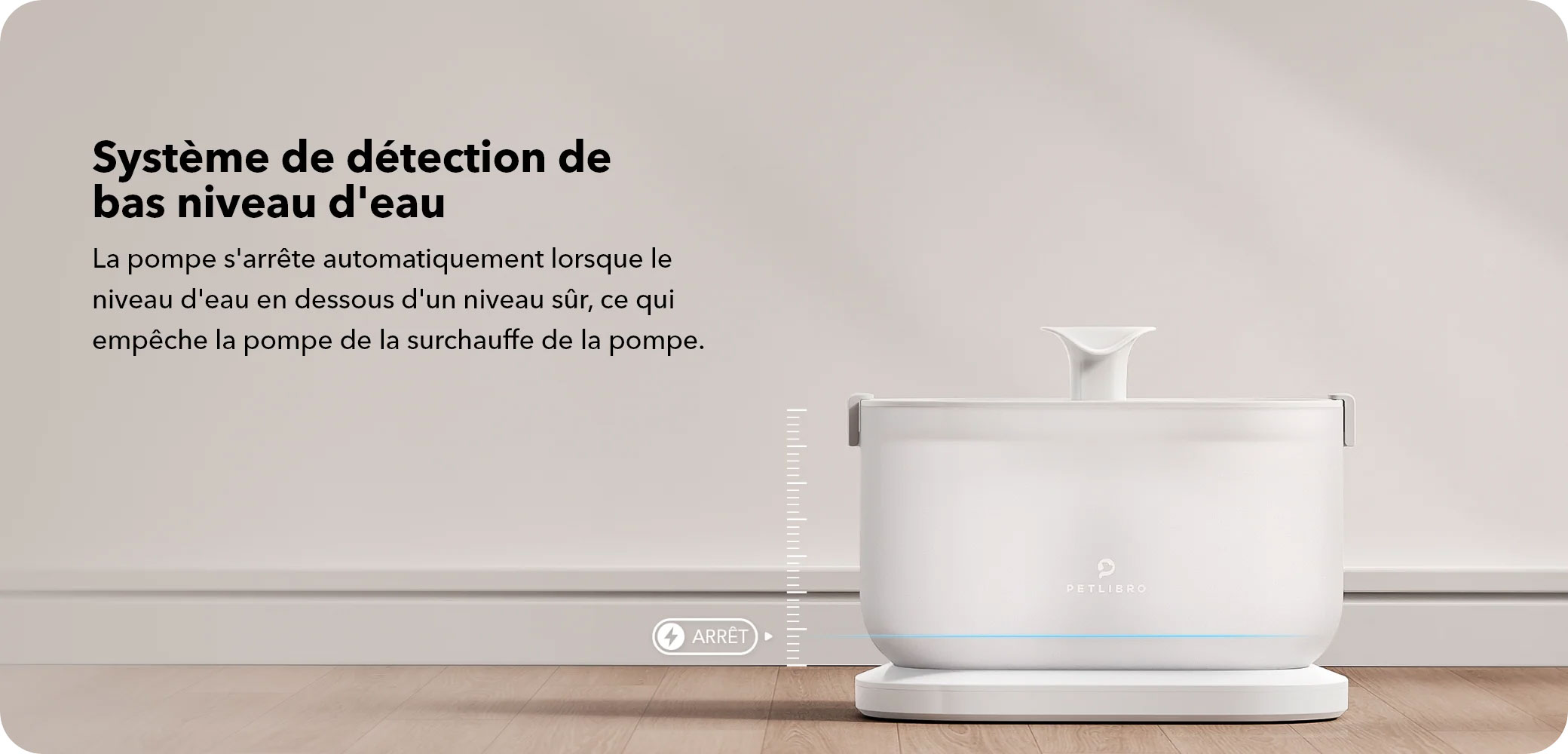 Fontaine à Eau PETLIBRO DockStream - Station de Charge Sans Fil