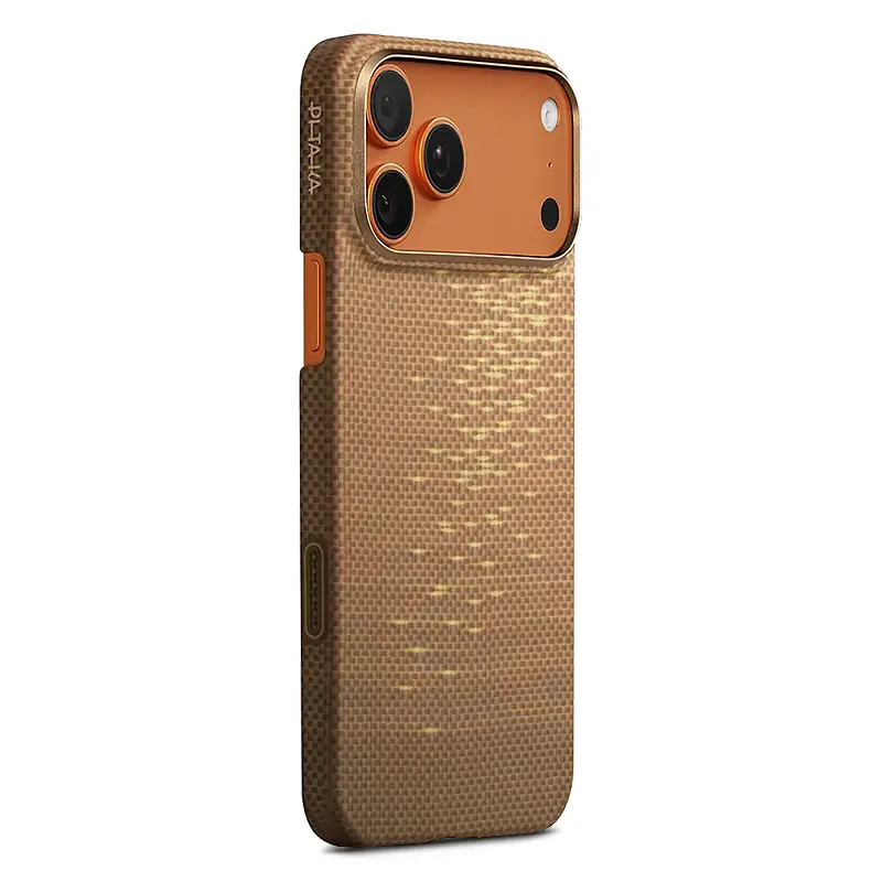 Coque MagSafe PITAKA Golden Glints Utra Slim pour iPhone 17 Pro