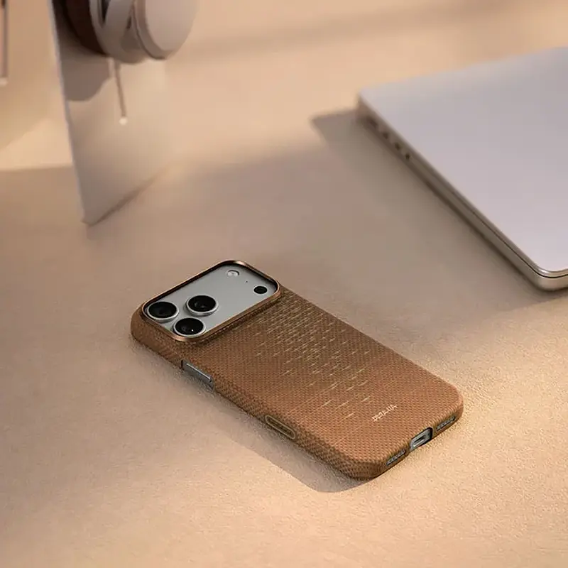 Coque MagSafe PITAKA Golden Glints Utra Slim pour iPhone 17 Pro