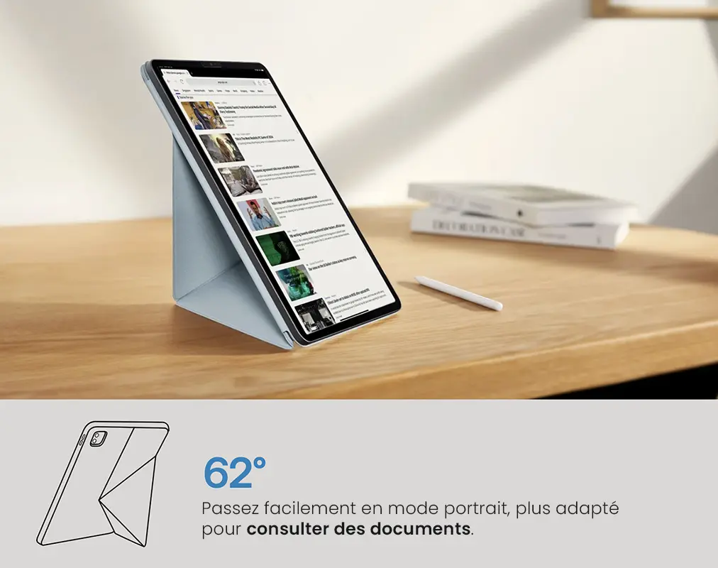 Étui Folio PITAKA MagEZ 2 pour iPad Pro 12,9' (2021/22)