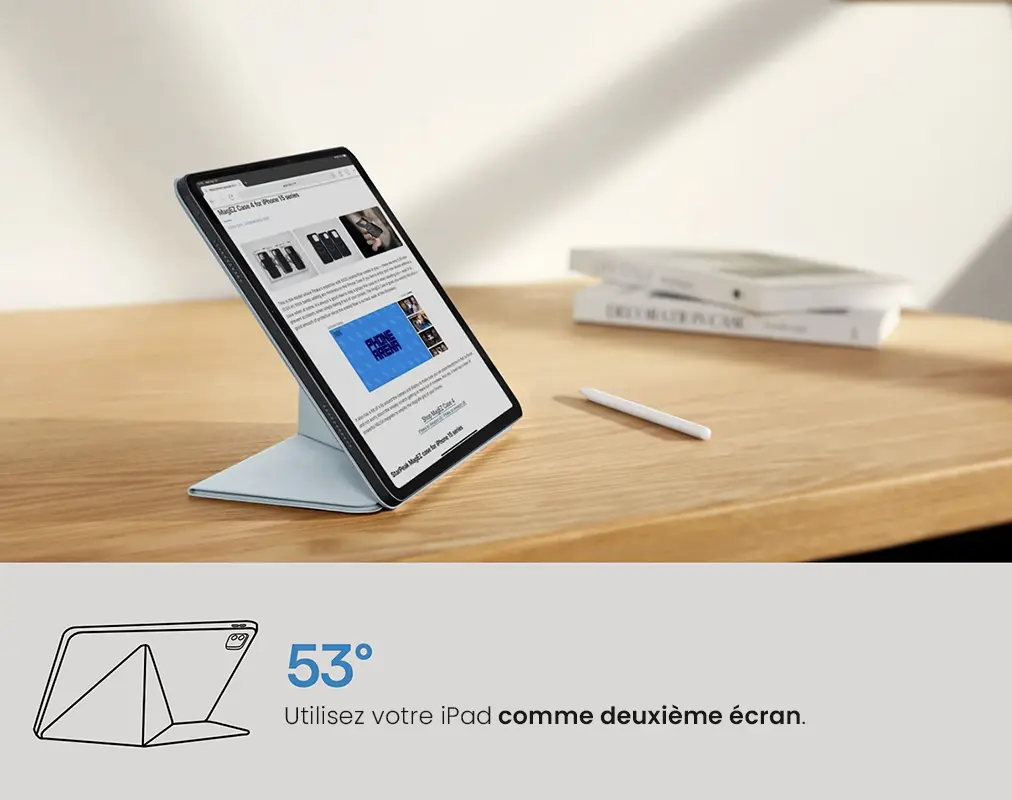 Étui Folio PITAKA MagEZ 2 pour iPad Pro 12,9' (2021/22)