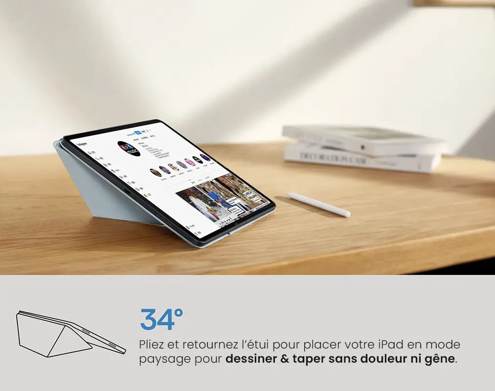 Étui Folio PITAKA MagEZ 2 pour iPad Pro 12,9' (2021/22)