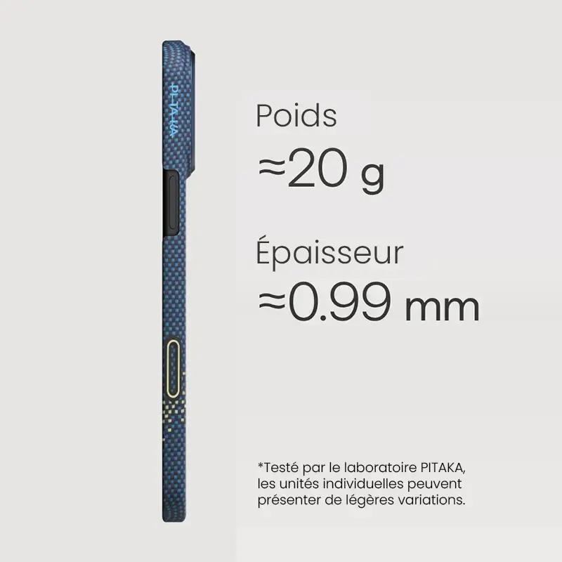 Coque MagSafe PITAKA Milky Way Galaxy Ultra-Slim pour iPhone 17 Pro Max - PitaTap