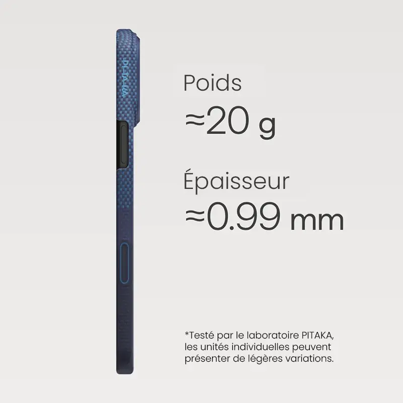 Coque MagSafe PITAKA Over the Horizon Ultra-Slim pour iPhone 17 Pro - PitaTap