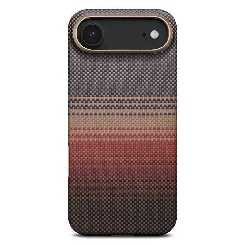 Coque MagSafe PITAKA Sunset Ultra-Slim pour iPhone coque PITAKA iPhone Air, coque Sunset Ultra-Slim iPhone Air, coque aramide iPhone Air PITAKA, coque fine PITAKA Sunset iPhone Air, coque compatible MagSafe PITAKA iPhone Air, coque légère iPhone Air