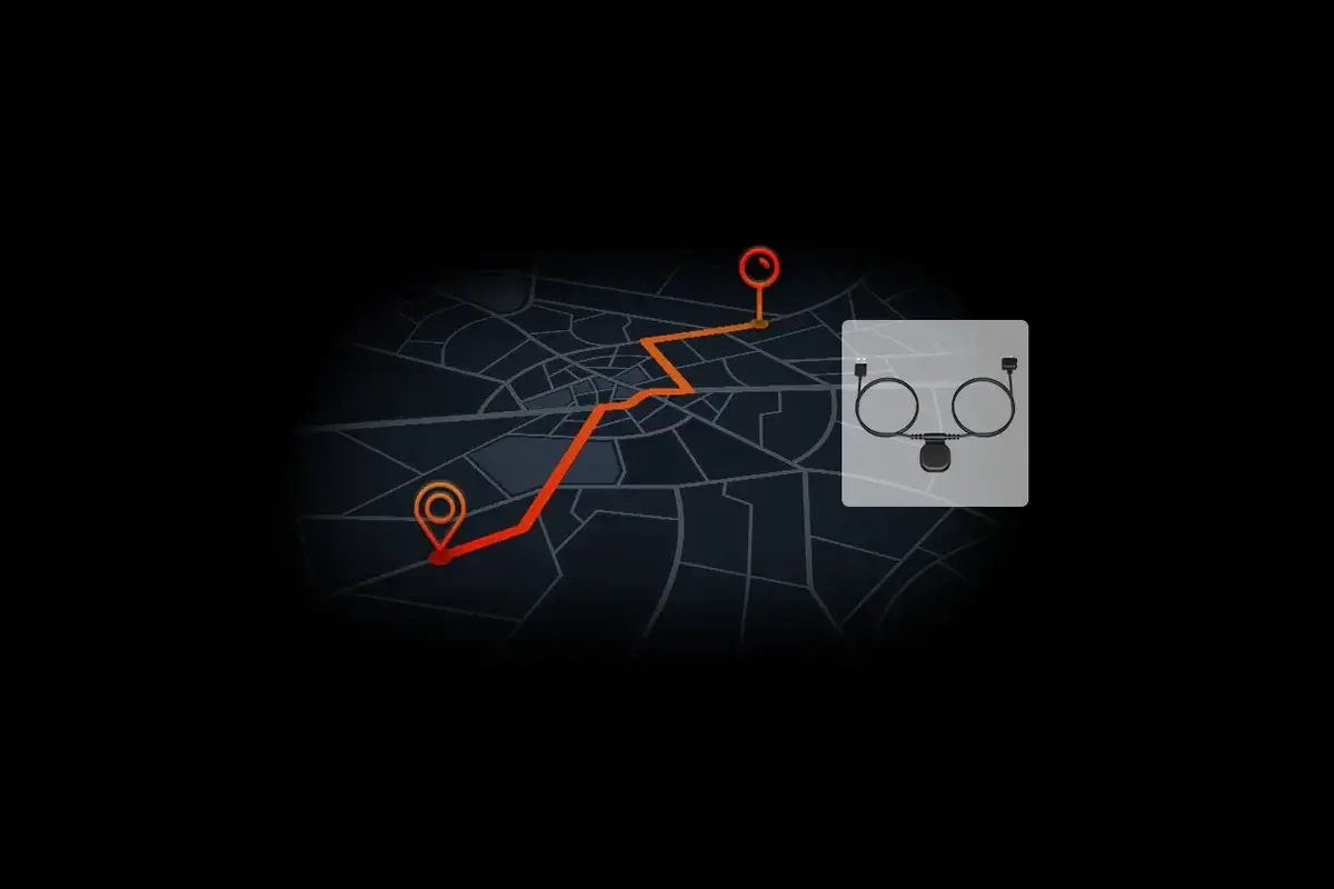 Module GPS caméra AKEEYO AKY-710S suivi trajet vélo moto analyse parcours précision
