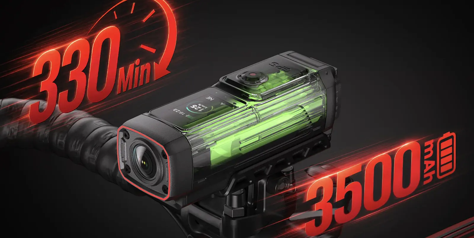 Autonomie 330 minutes batterie 3500 mAh caméra AKEEYO 730Pro