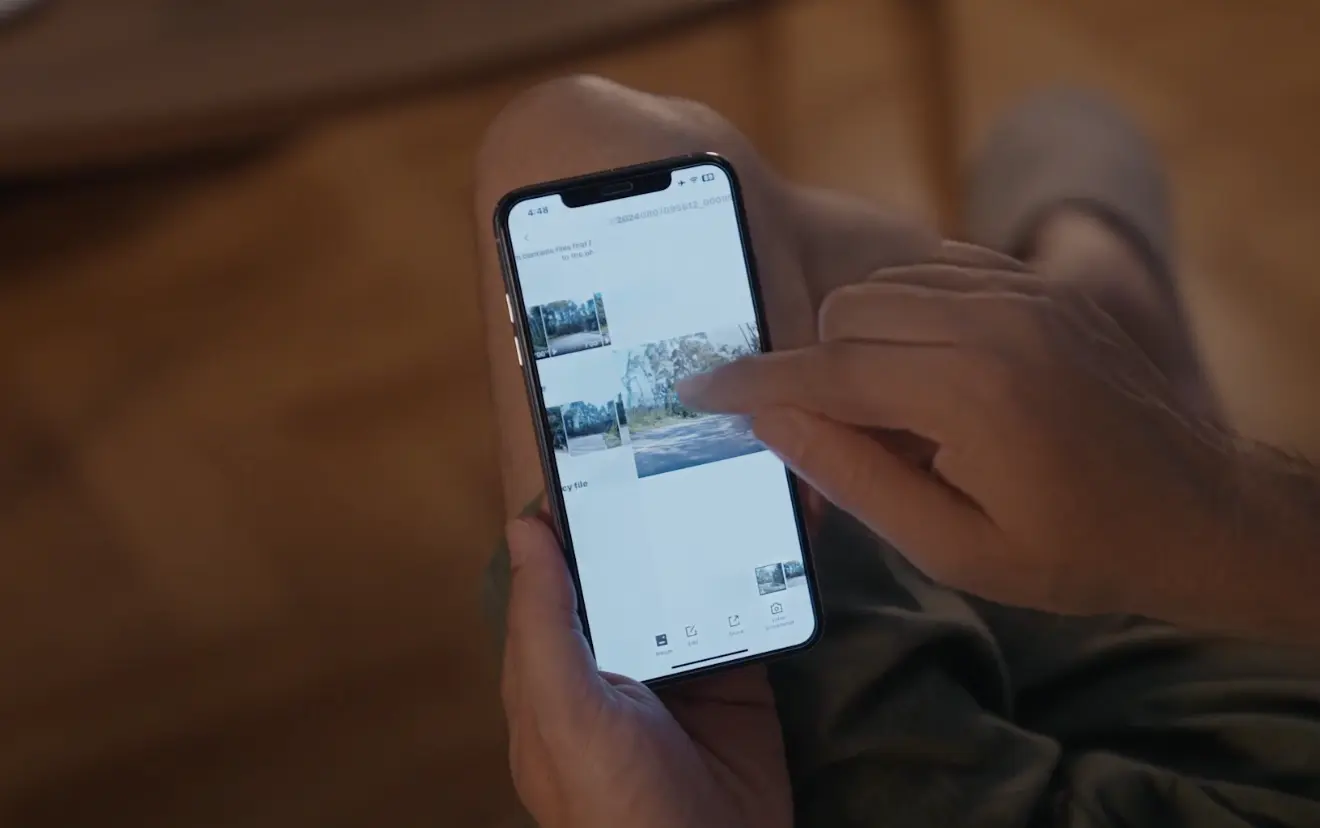 Application mobile AKEEYO connexion WiFi partage vidéos caméra 730Pro