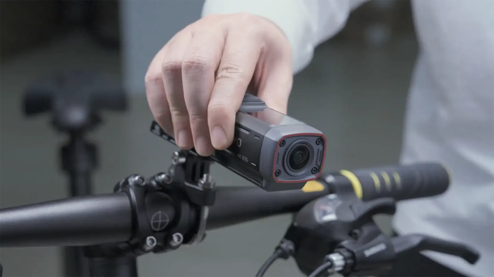 Support magnétique rail caméra AKEEYO 730Pro fixation rapide sécurisée guidon vélo moto