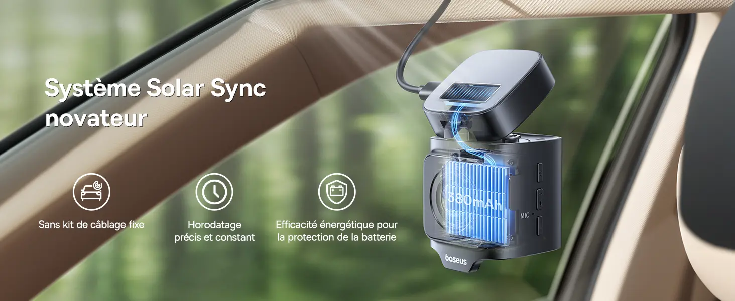 Caméra Dashcam BASEUS PrimeTrip VD1 Pro 4K