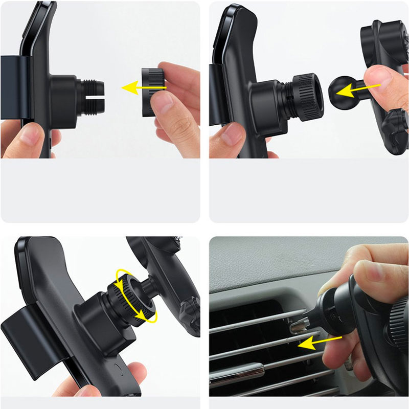 Support Smartphone pour Voiture BASEUS Solar Power