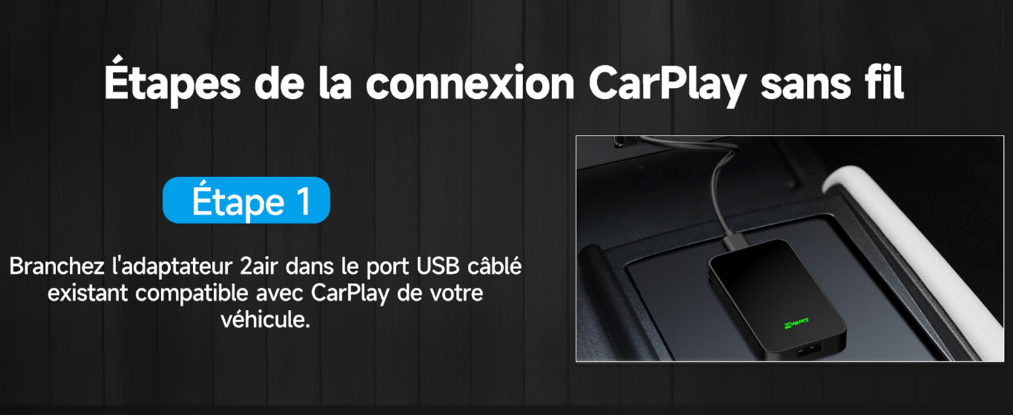 Adaptateur Sans Fil CARLINKIT 2AIR
