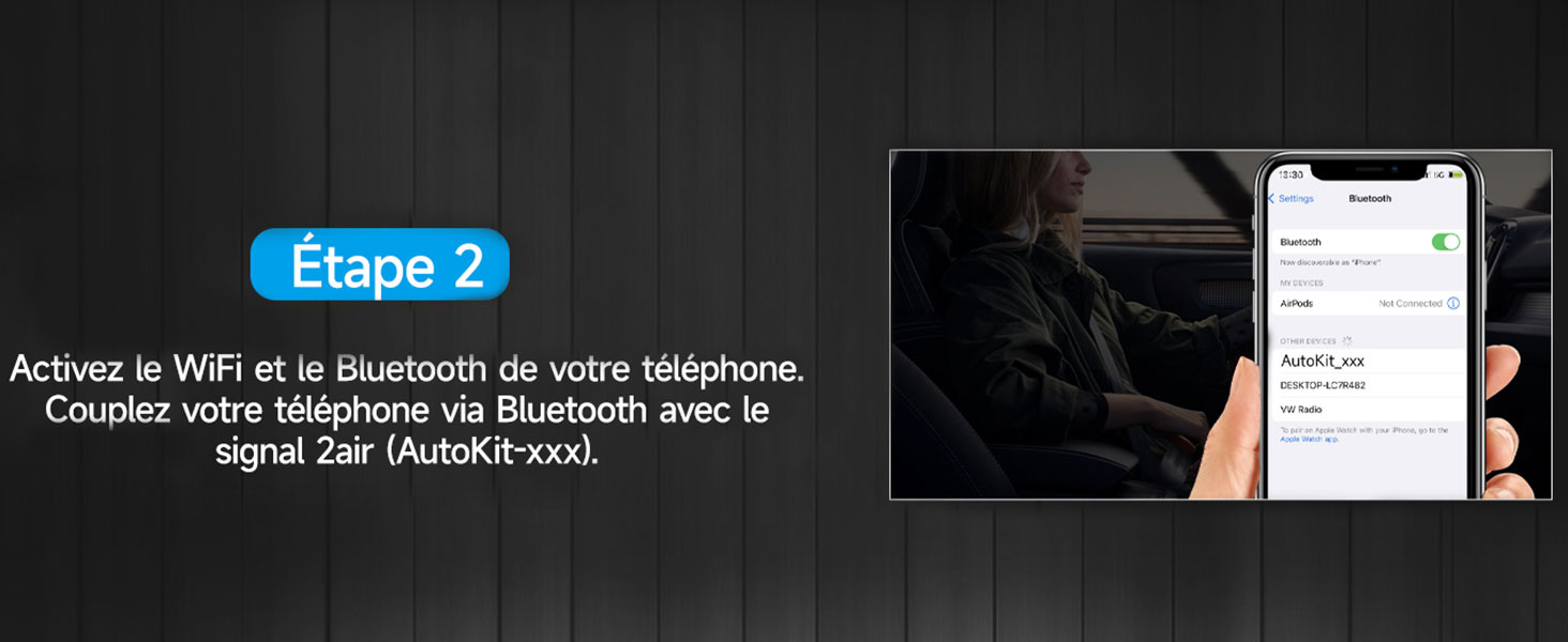 Adaptateur Sans Fil CARLINKIT 2AIR