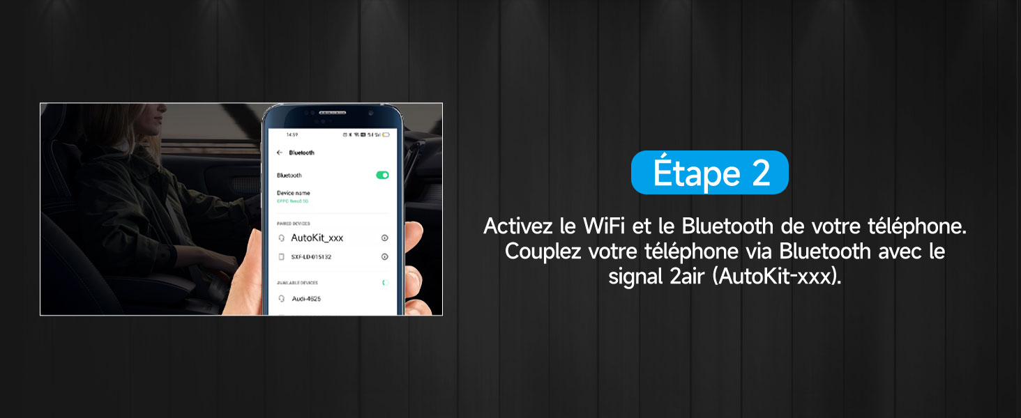 Adaptateur Sans Fil CARLINKIT 2AIR