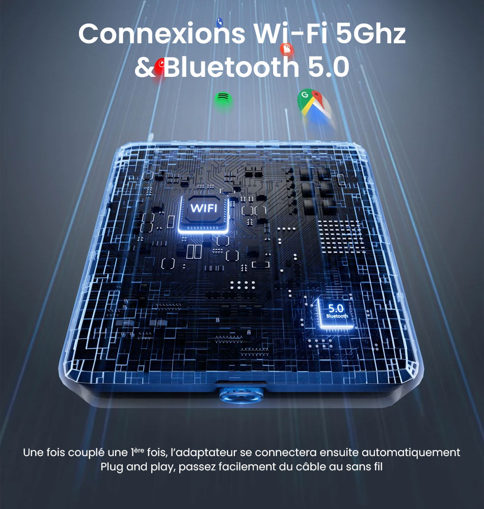 Adaptateur Sans Fil ANDROID Auto OTTOCAST A2Air Pro
