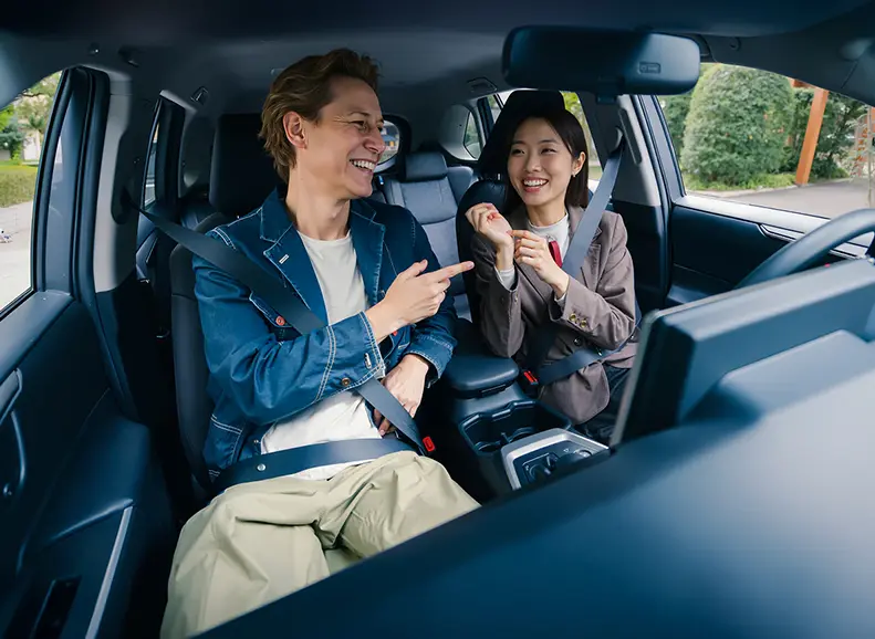 Écran divisé multitâche et vidéo dans la voiture