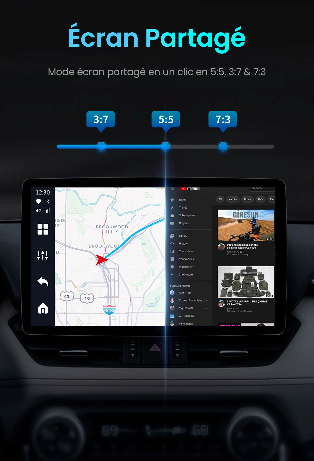 Adaptateur Sans Fil OTTOCAST P3 Compatible CarPlay & Android Auto