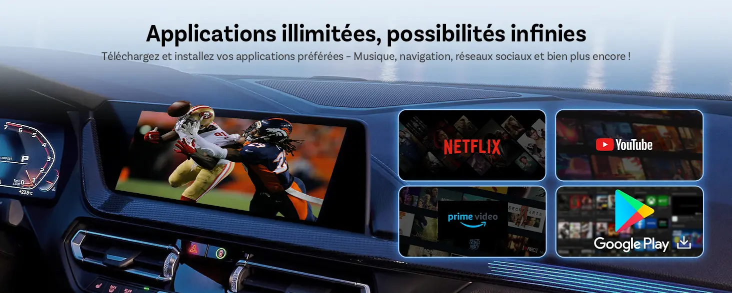 Adaptateur Sans Fil OTTOCAST OttoAibox i3 BMW CarPlay | Android 13 & GPS Intégrés