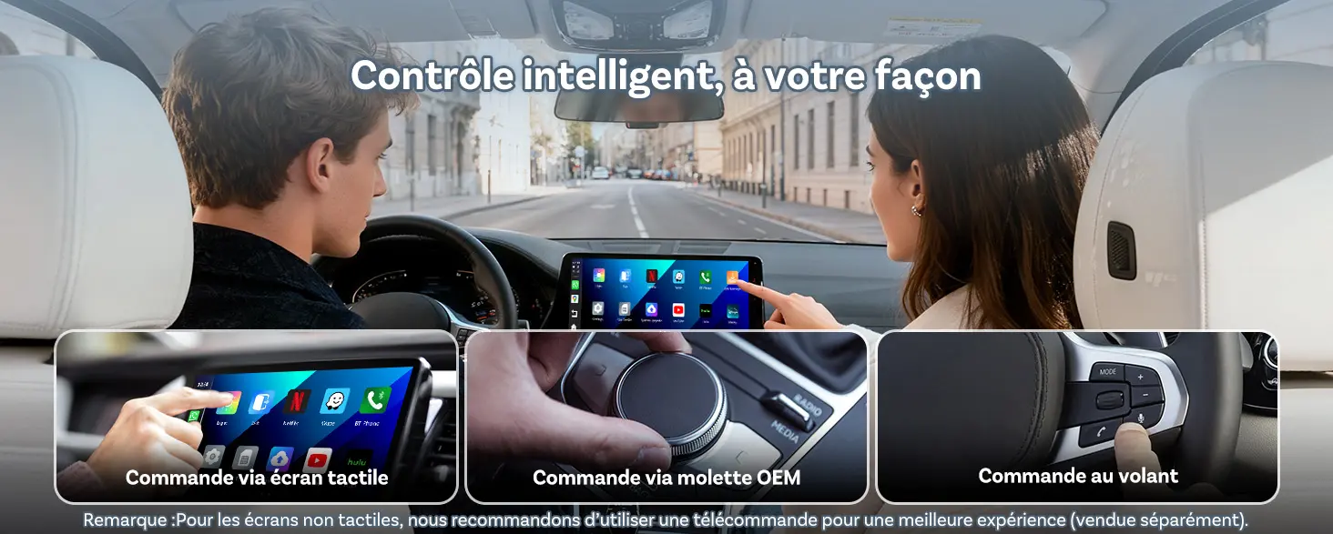 Adaptateur Sans Fil OTTOCAST OttoAibox i3 BMW CarPlay | Android 13 & GPS Intégrés