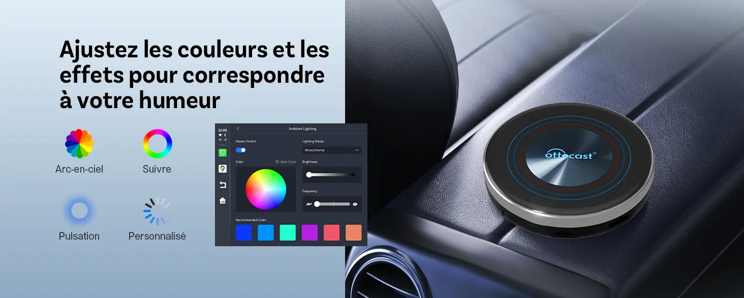 Adaptateur Sans Fil OTTOCAST OttoAibox i3 BMW CarPlay | Android 13 & GPS Intégrés