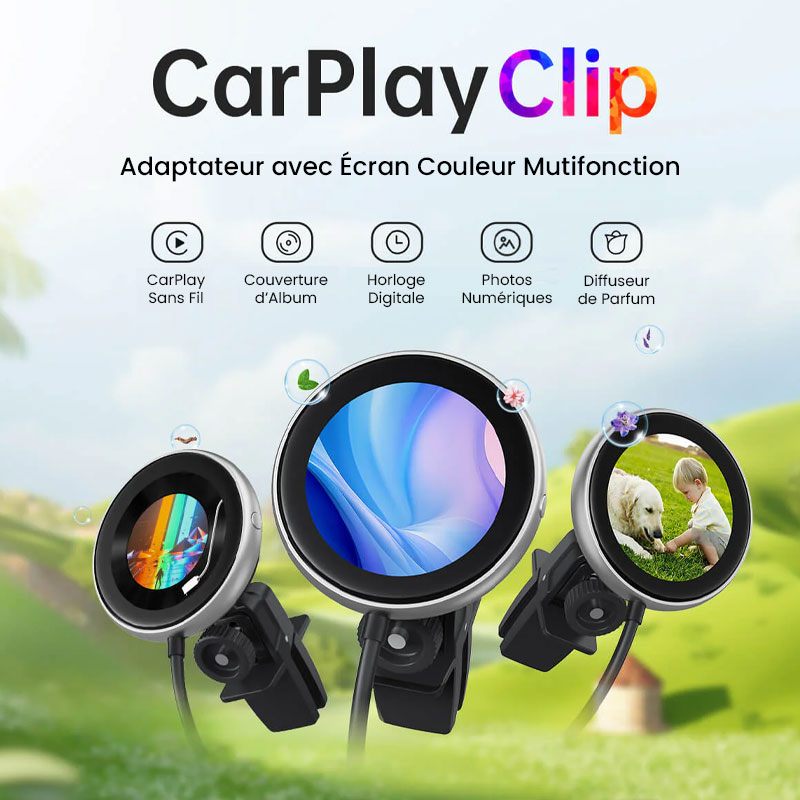 Adaptateur Sans Fil CarPlay OTTOCAST CarPlayClip pour iPhone