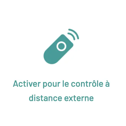Contrôle à distance externe