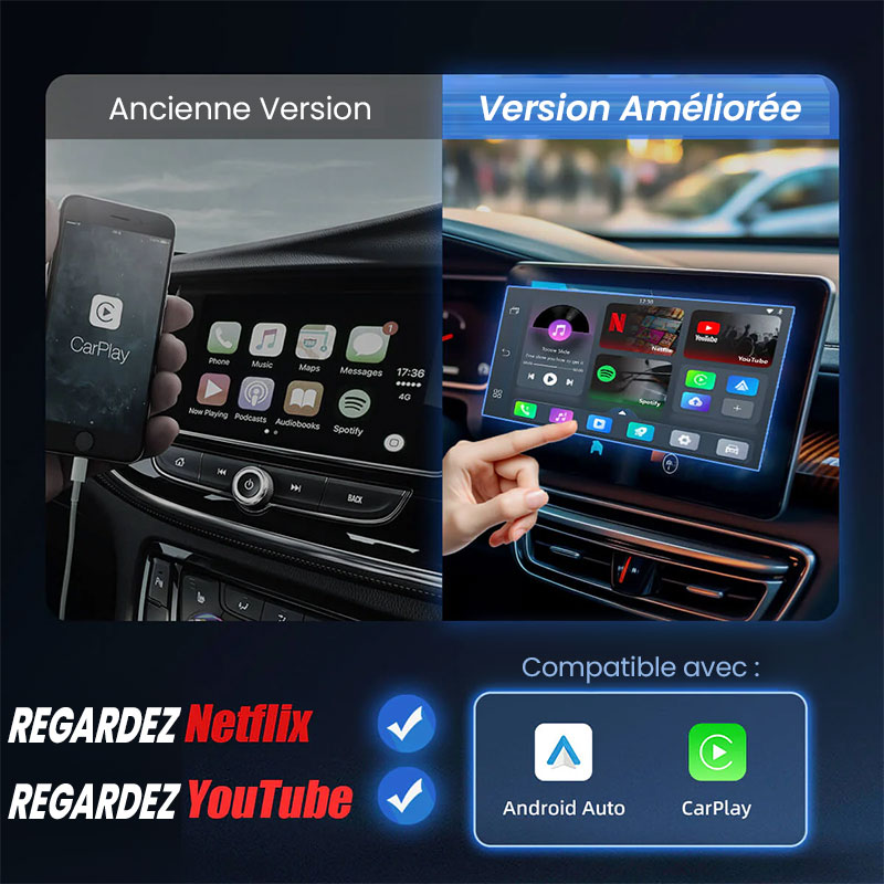 Adaptateur Sans Fil OTTOCAST Play2Video Pro Compatible CarPlay & Android Auto