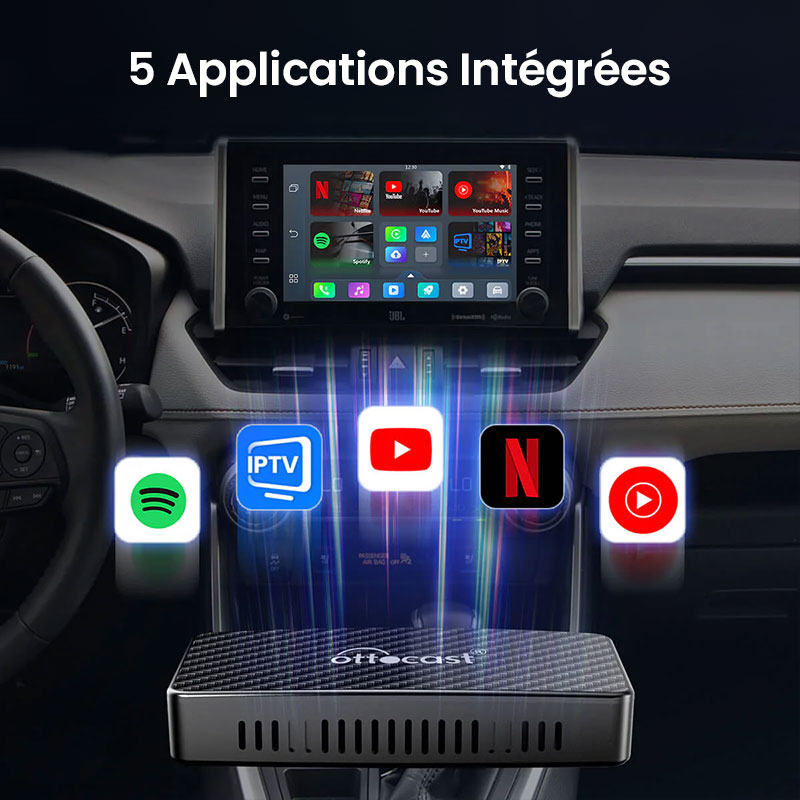 Adaptateur Sans Fil OTTOCAST Play2Video Pro Compatible CarPlay & Android Auto