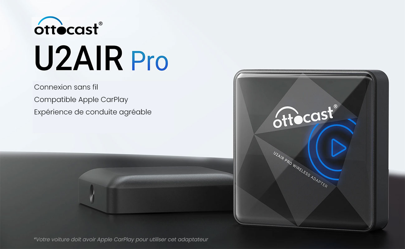 Adaptateur Sans Fil CARPLAY OTTOCAST U2Air Pro Pour IPhone