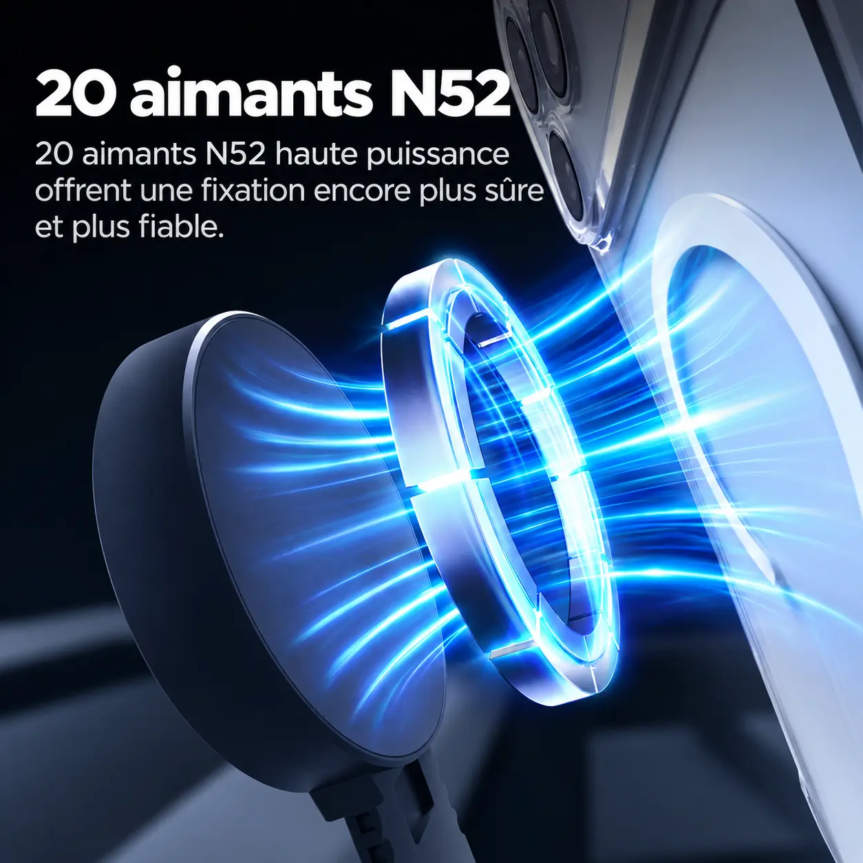 20 aimants N52 du support Spigen MFT35-1