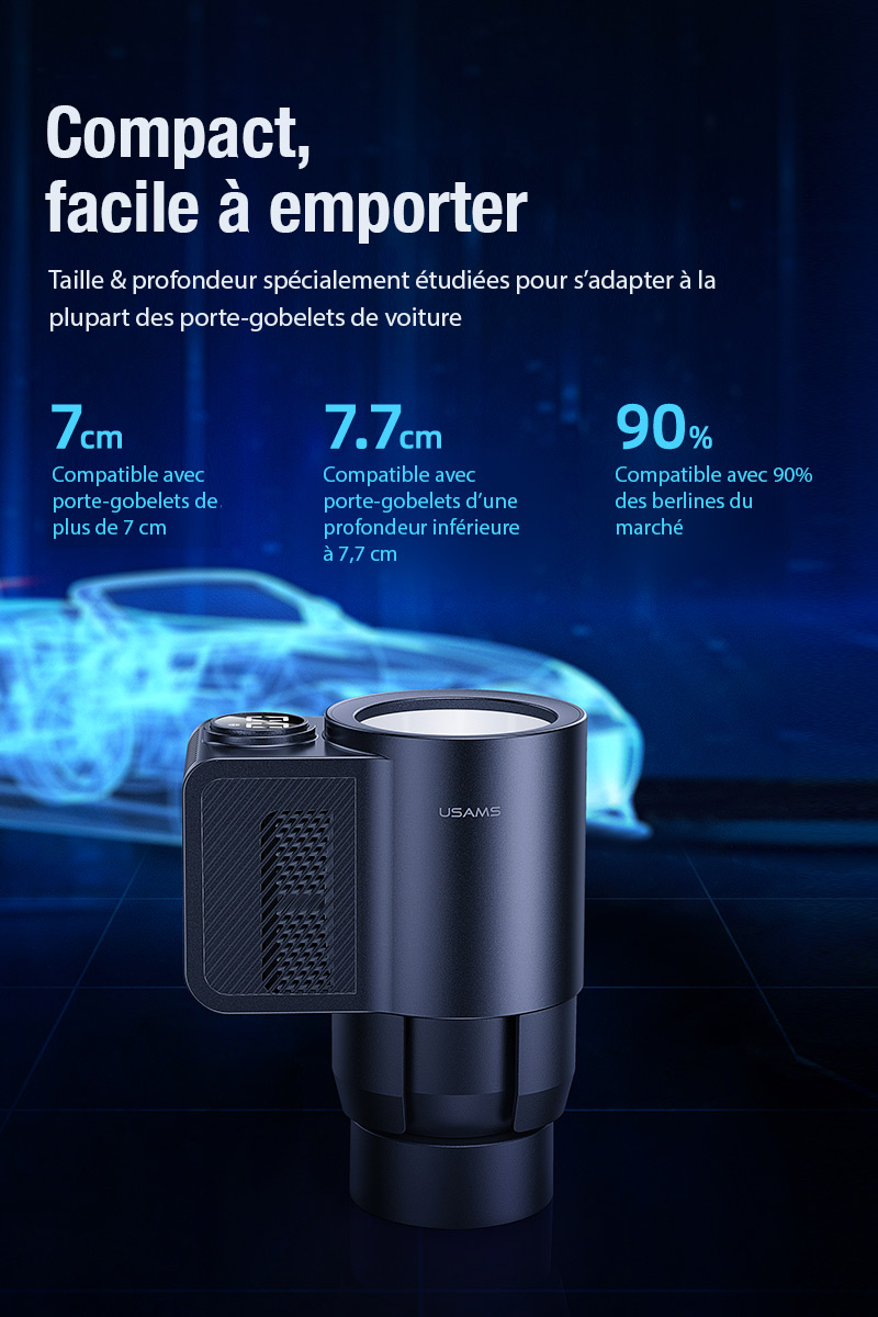 Refroidisseur de Boisson USAMS pour Porte-Gobelet de Voiture