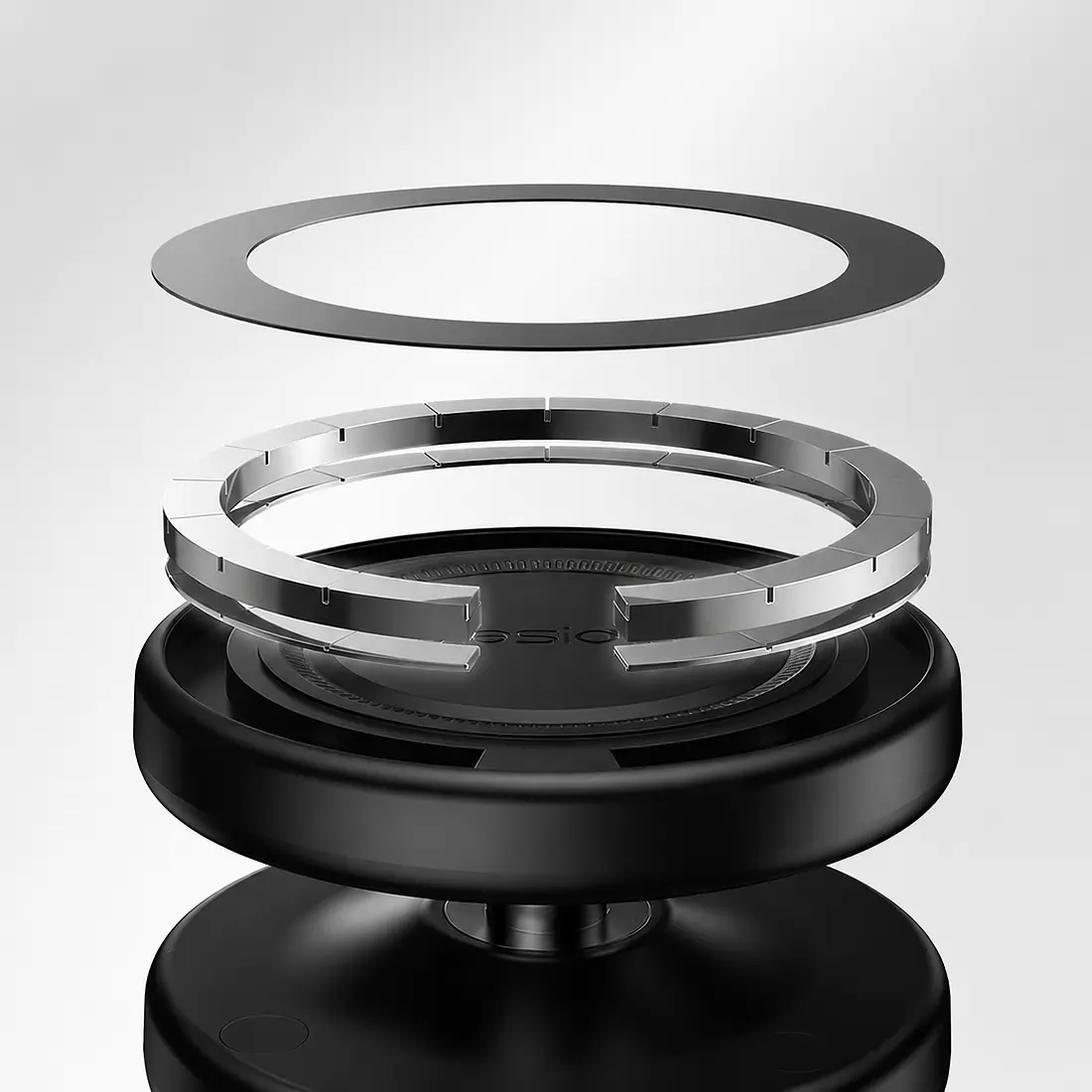 Anneau magnétique circulaire puissant du support téléphone voiture YESIDO C224