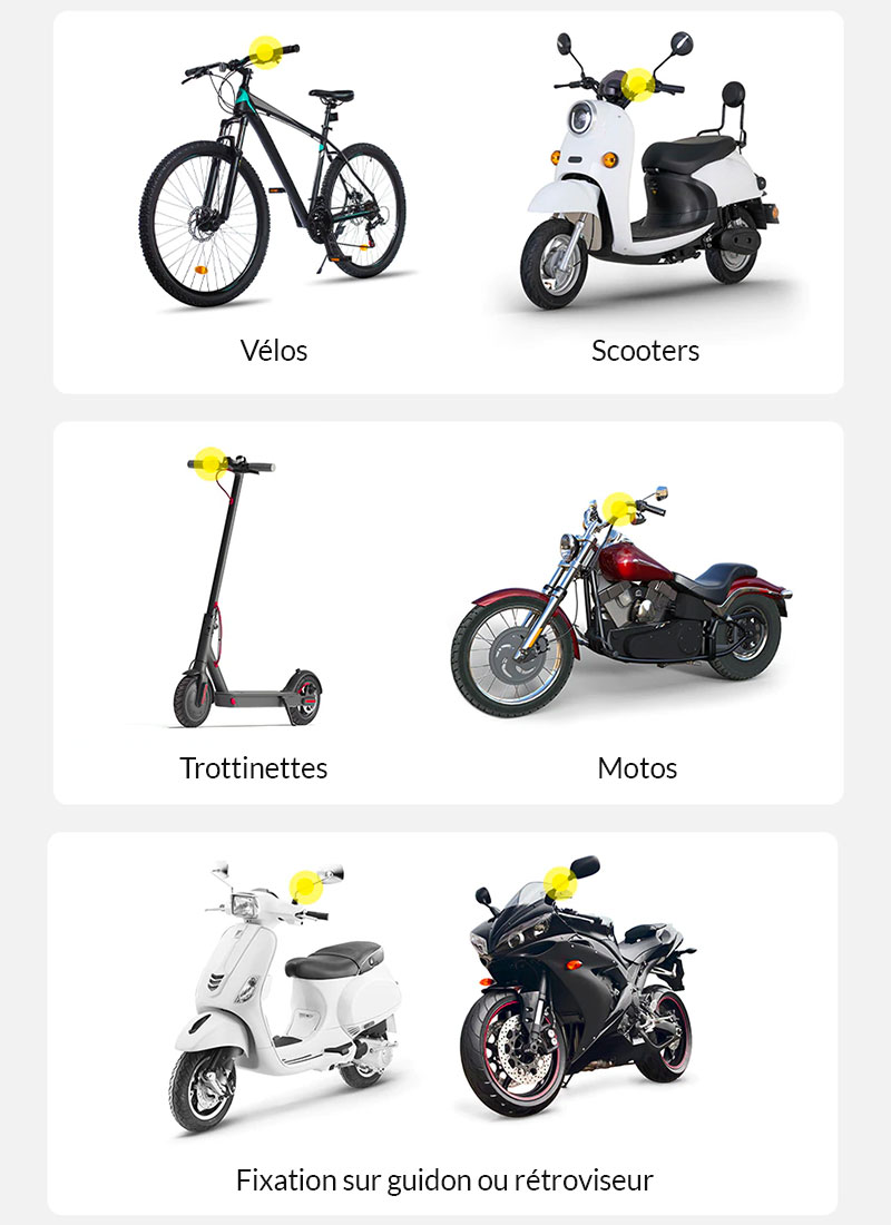 Support Pour Vélo/Moto BASEUS Avec Ouverture Automatique
