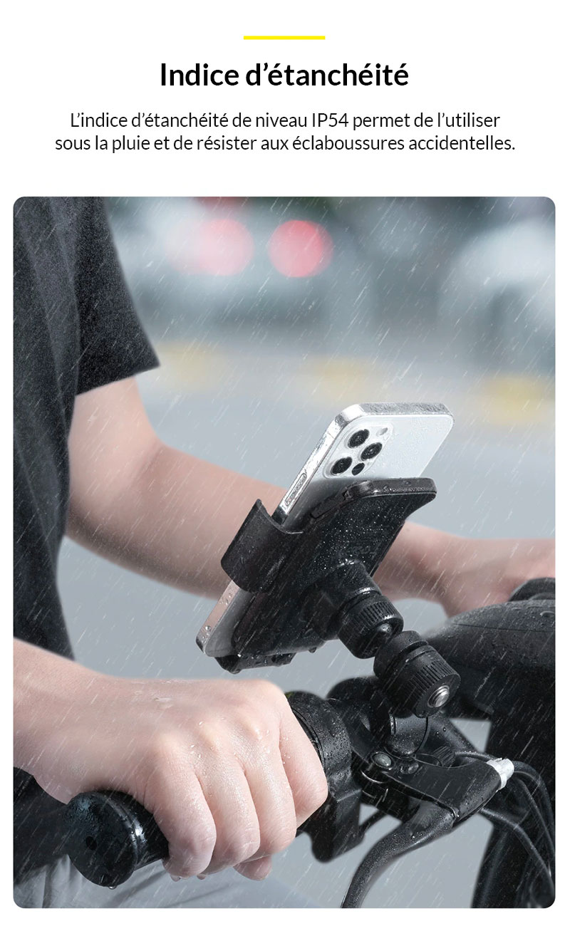 Support Pour Vélo/Moto BASEUS Avec Ouverture Automatique