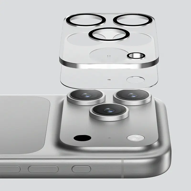 Protection Caméra AMAZING THING Supreme Full Lens pour iPhone 17 Pro Max - Verre trempé 9H