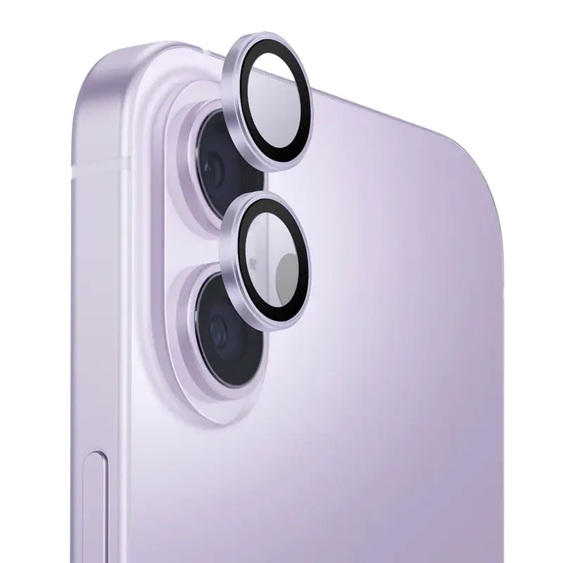 Protection Caméra UNIQ Optix AluGuard pour iPhone 17 - Coloris Mauve