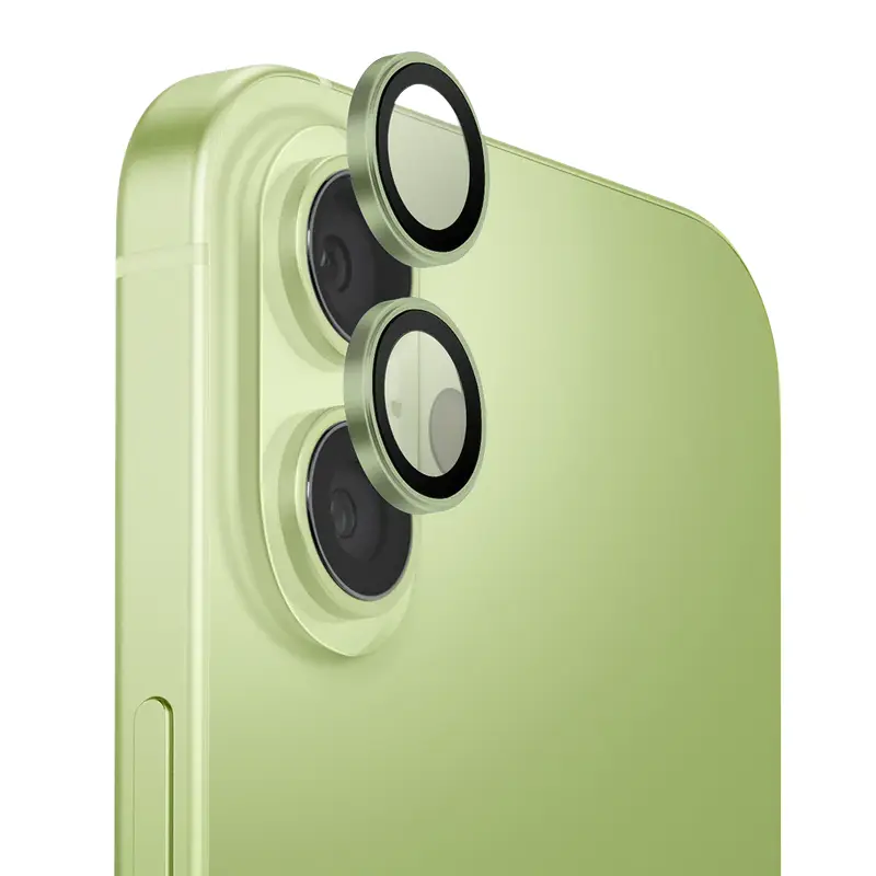 Protection Caméra UNIQ Optix AluGuard pour iPhone 17 - Coloris Vert