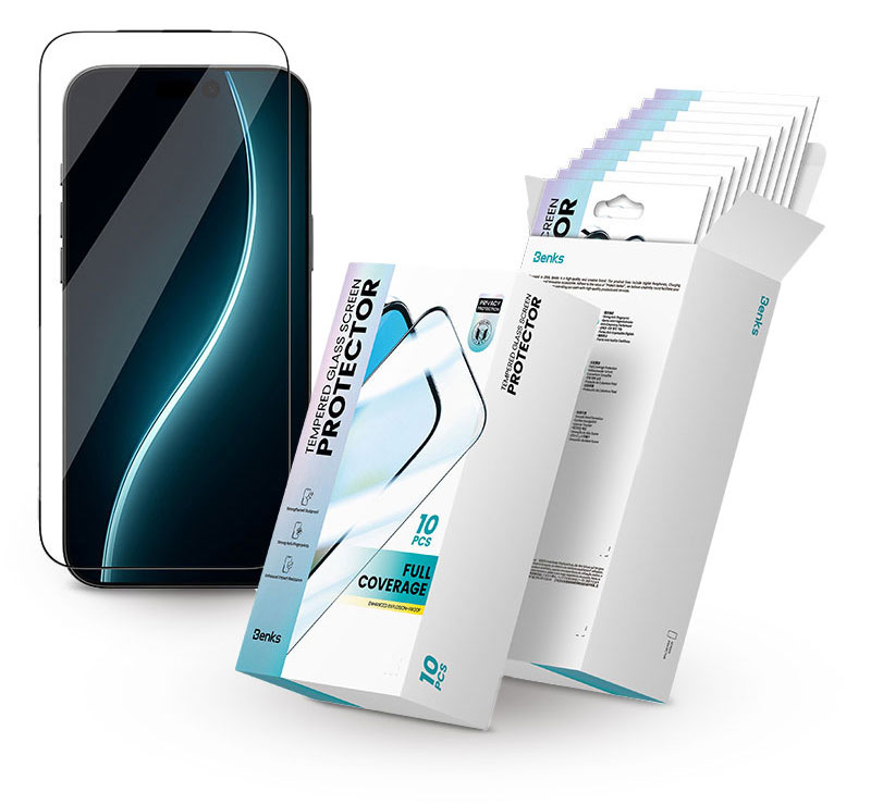 Pack de 10 Protections d'Écran BENKS Air Shield HD pour iPhone 17 Pro Max