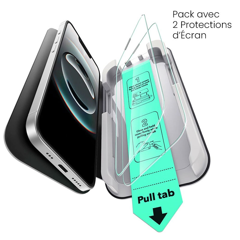 Pack de 2 Protections Écran ESR UltraFit en Verre Trempé