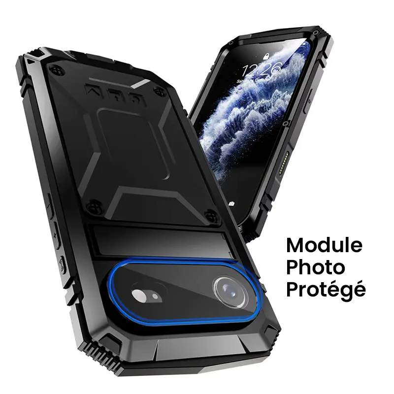 Coque Intégrale R-JUST Alphacell pour iPhone Air avec Bloc Photo Protégé