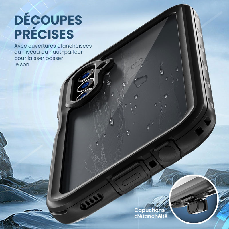 Coque Étanche Antichoc REDPEPPER Certifiée IP68 pour Galaxy A15 4G/5G
