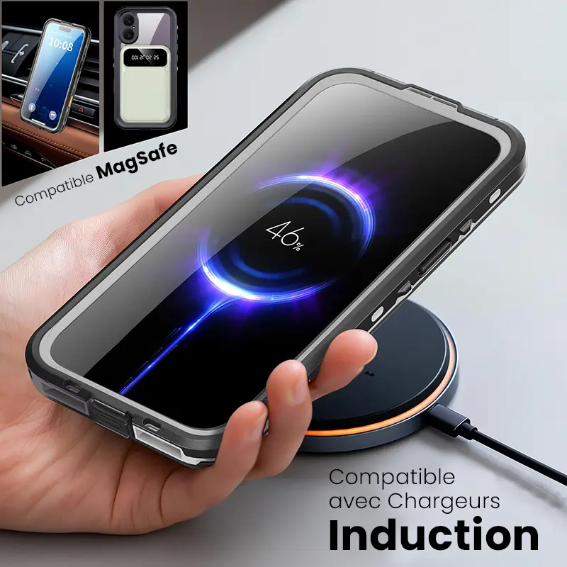 Coque Étanche Antichoc REDPEPPER Compatible MagSafe pour iPhone 17